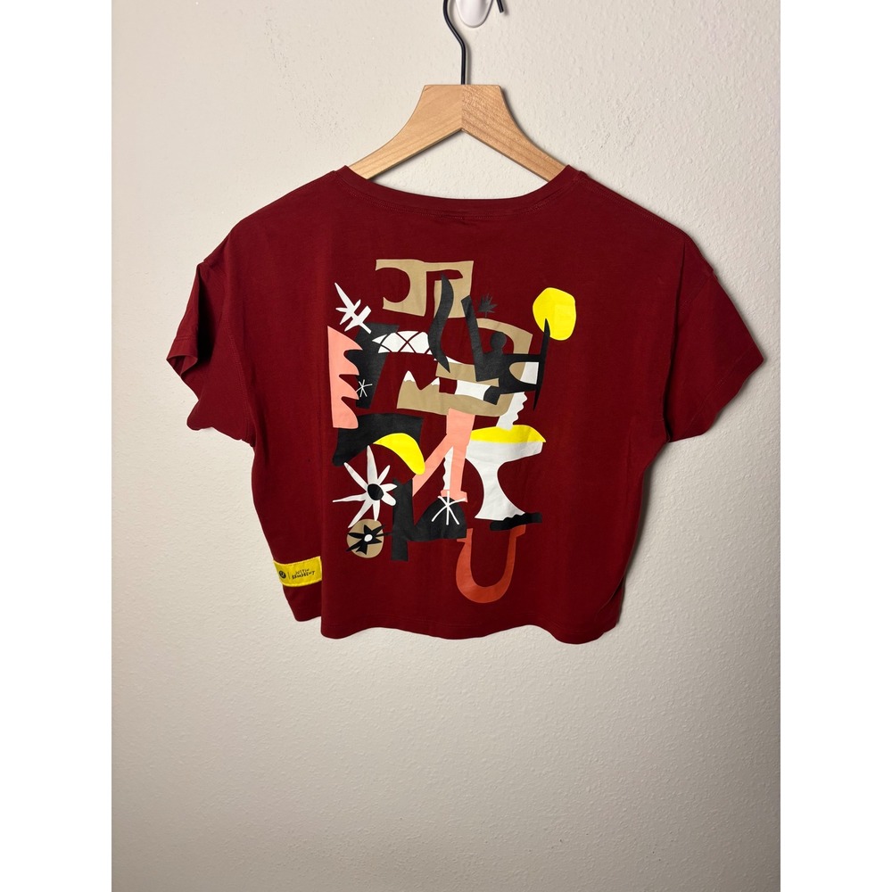 Lululemon Team Canada Olympic Cates Tee Justin Broadbent Red W3FJES Womens 6 - Picture 1 of 4